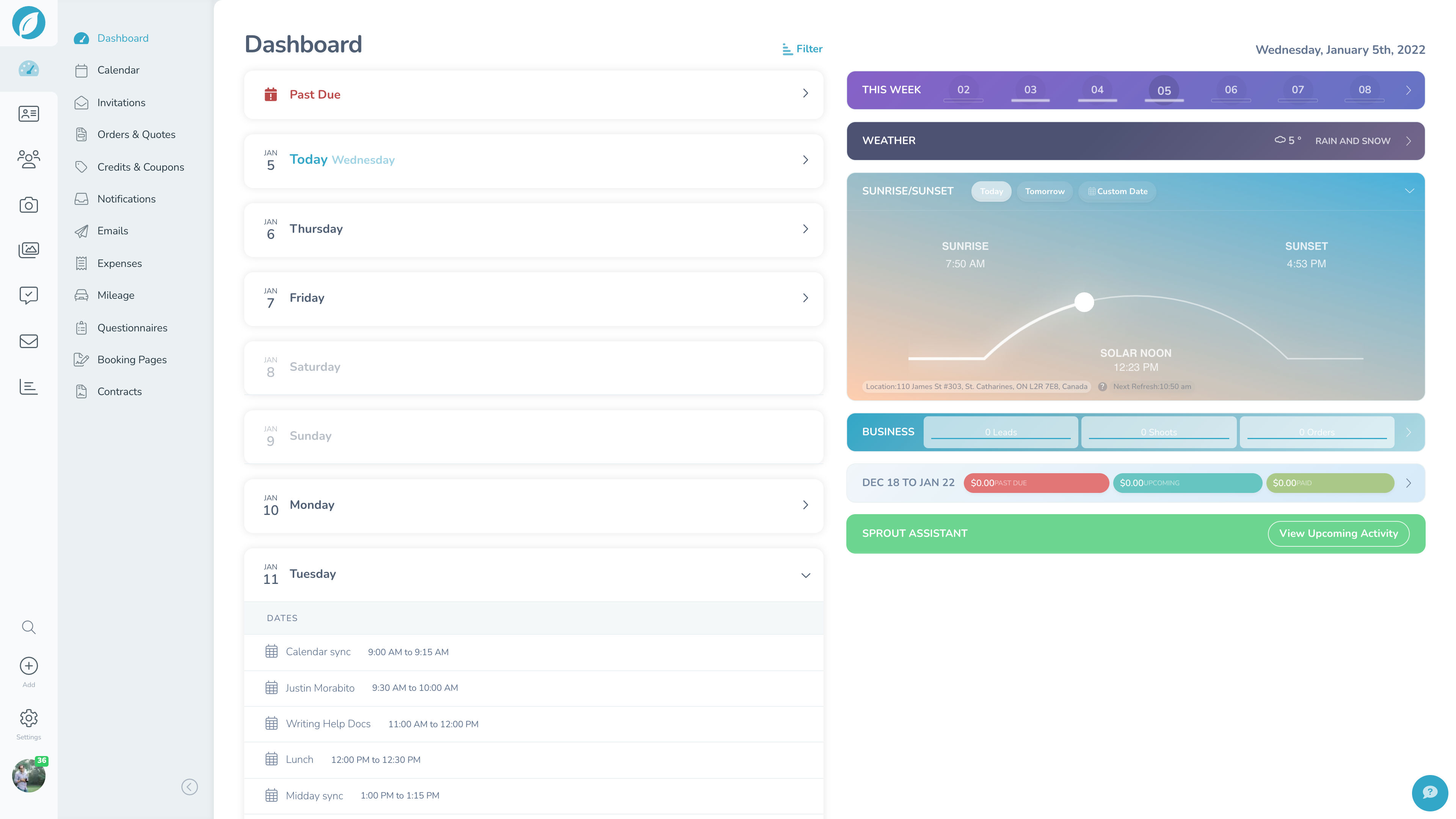 screenshot of Sprout Studio